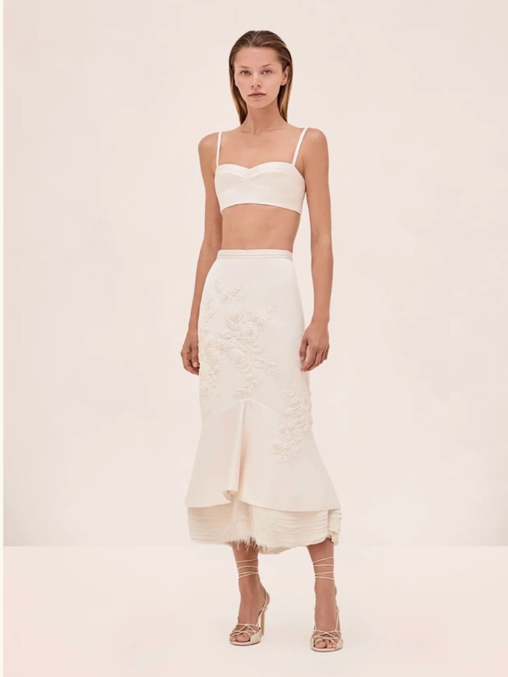 NEW Alexis Kiernan Skirt Off-White Size S